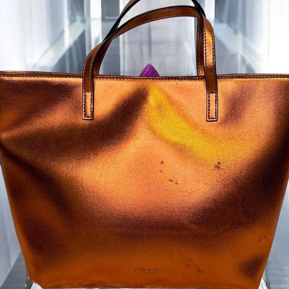Gucci Orange and Purple Tote Bag - Picture 3 of 14